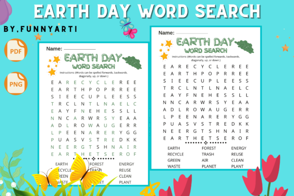 Earth Day Word Search Puzzle: A Simple Tool for Connection and Learning