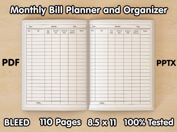 Master Your Finances with a Monthly Bill Payment Organizer