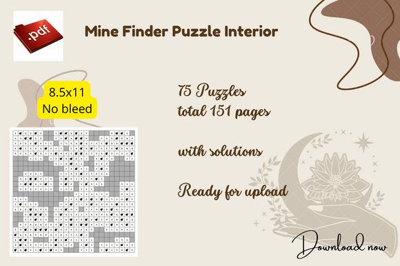Mine Finder Puzzle Printable Paper: A Creative Resource