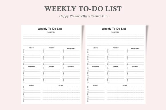 Optimizing Your Week: The Power of a Unified Weekly To-Do List and Schedule