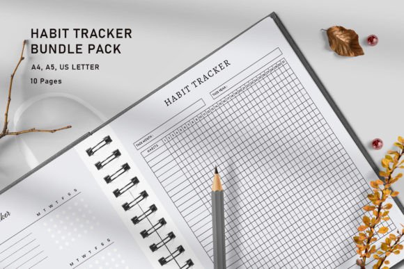 Printable Habit Tracker Bundle Vol.26: Your Visual Blueprint for Consistent Progress