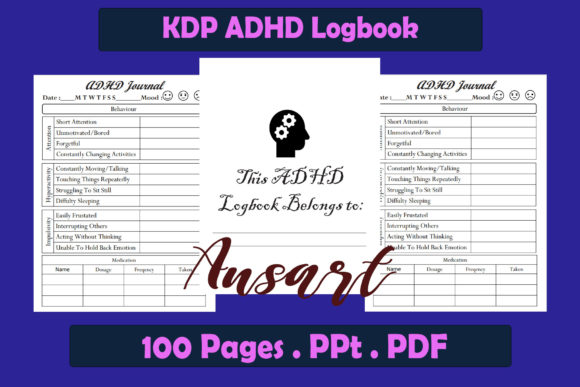 The KDP Interior ADHD Logbook: A Practical Tool for Modern Self-Management