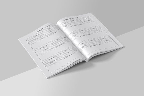 The Ultimate Equipment Maintenance Log for KDP Book Design