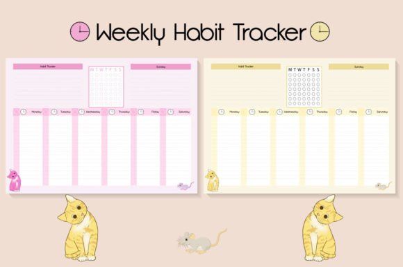 Weekly Habit Tracker Template Design: A Foundation for Consistency