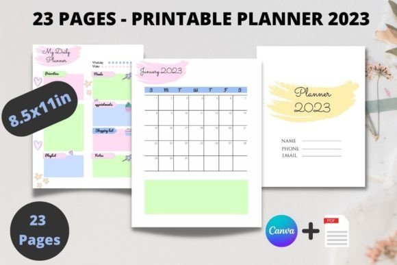 Your 2023 Year: Organized, Creative, and Printable